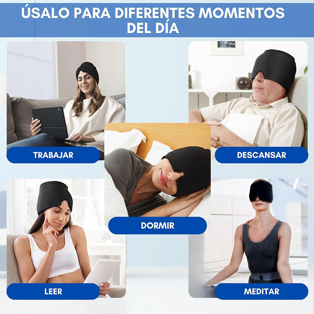 Gorro de Gel LUMEJEY — Terapia de frío y calor para la cabeza